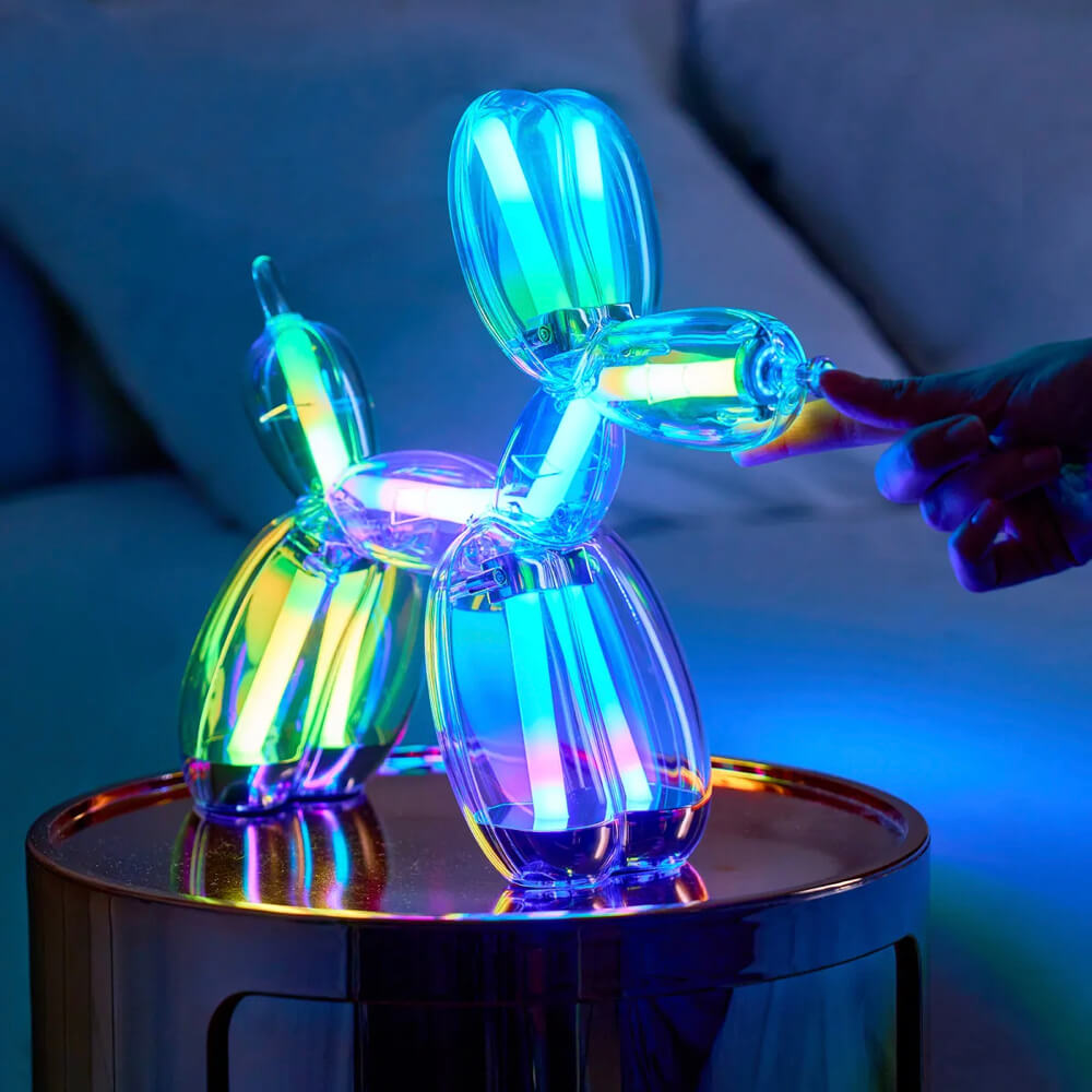 โคมไฟตั้งโต๊ะ LEXON BALLOON DOG LAMP BY JEFF KOONS ไฟ LED 9 สี